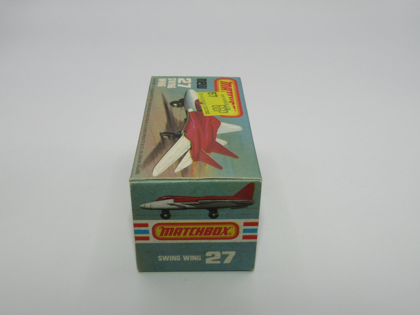 Matchbox Superfast No 27C Swing Wing No Tampo AMBER Windows