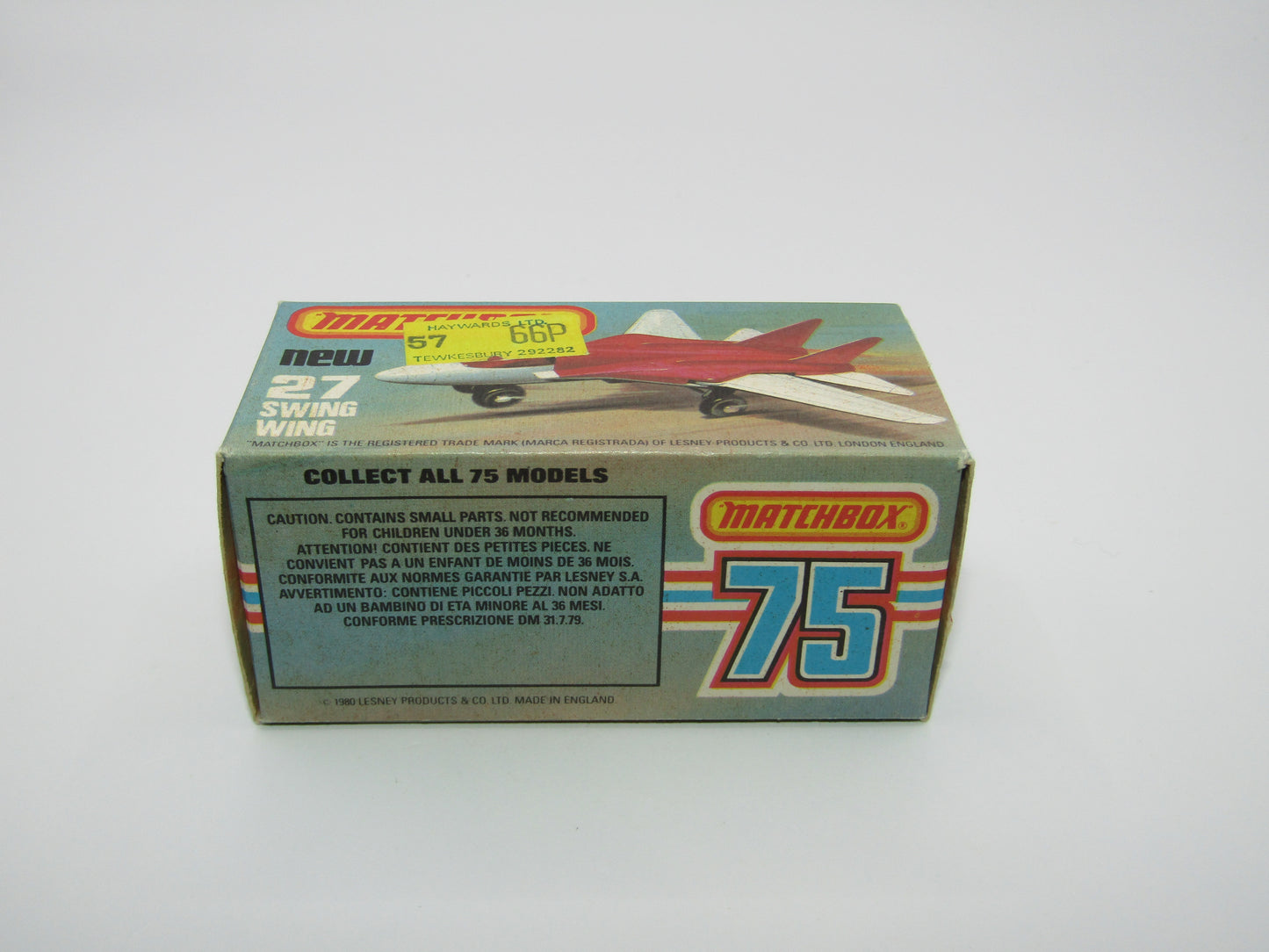 Matchbox Superfast No 27C Swing Wing No Tampo AMBER Windows