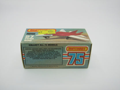 Matchbox Superfast No 27C Swing Wing No Tampo AMBER Windows