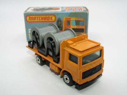 Matchbox Superfast No 26E Volvo Cable Truck VERY PALE Blue/Smoke Windows