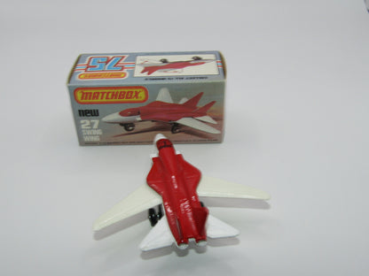 Matchbox Superfast No 27C Swing Wing No Tampo Red Windows