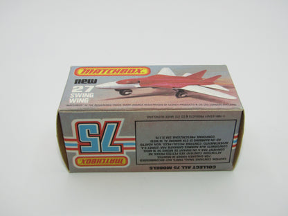 Matchbox Superfast No 27C Swing Wing No Tampo Red Windows