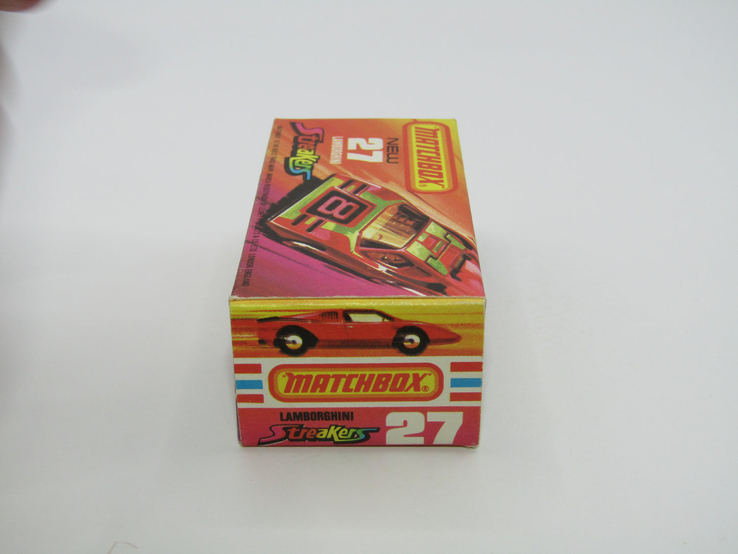 Matchbox Superfast No 27B Lamborghini Countach RED "3" RED Windows