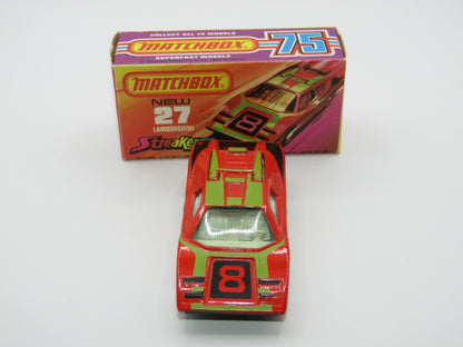 Matchbox Superfast No 27B Lamborghini Countach OFF-WHITE Interior
