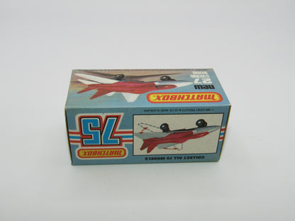 Matchbox Superfast No 27C Swing Wing Black & Red Jet Set Tampo, Red Windows
