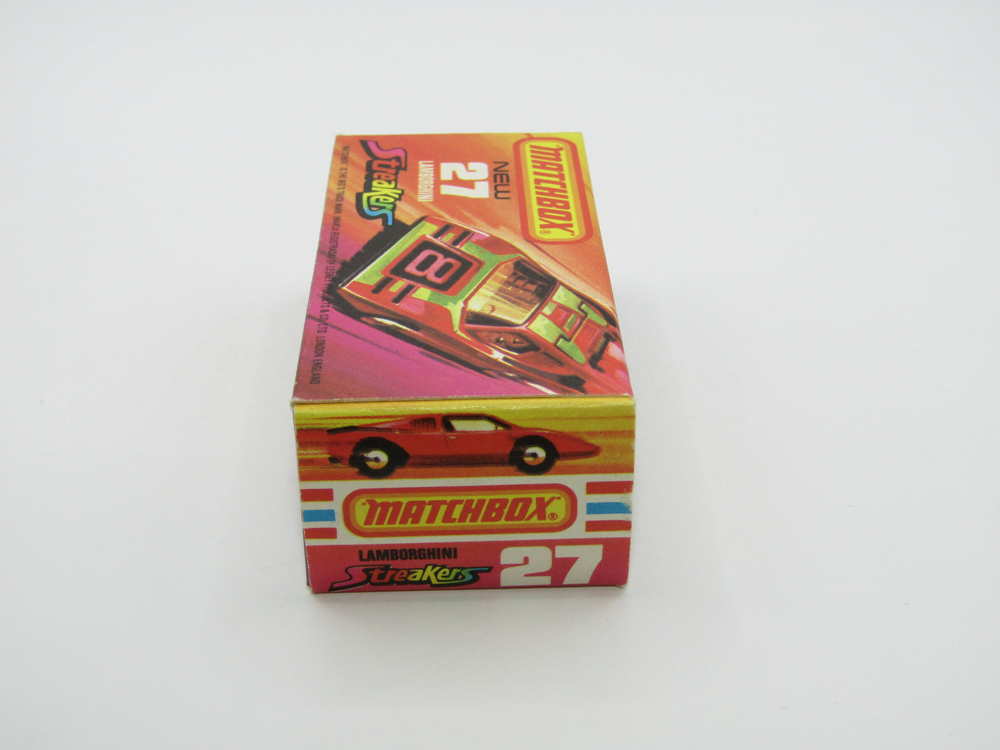 Matchbox Superfast No 27B Lamborghini Countach OFF-WHITE Interior