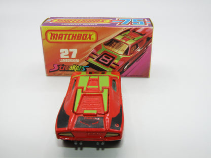 Matchbox Superfast No 27B Lamborghini Countach BROWN Int UNPAINTED Base