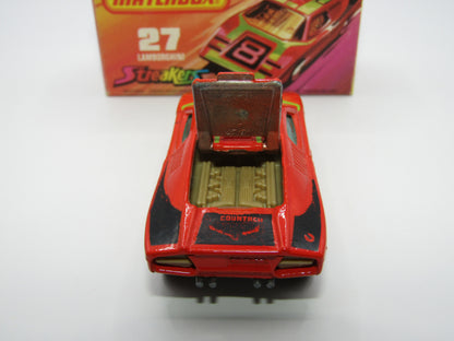 Matchbox Superfast No 27B Lamborghini Countach BROWN Int UNPAINTED Base