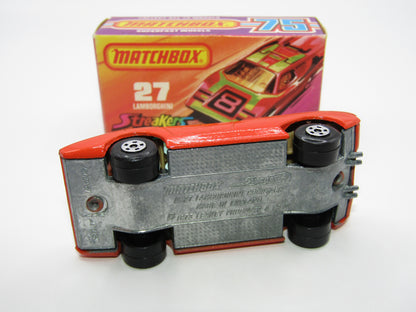 Matchbox Superfast No 27B Lamborghini Countach BROWN Int UNPAINTED Base