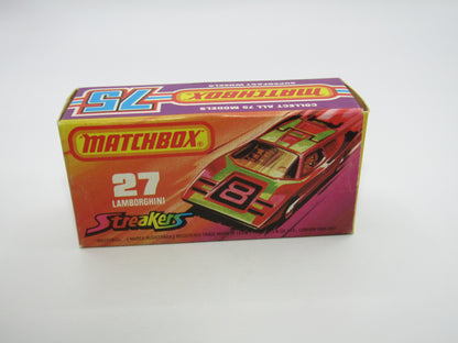 Matchbox Superfast No 27B Lamborghini Countach BROWN Int UNPAINTED Base