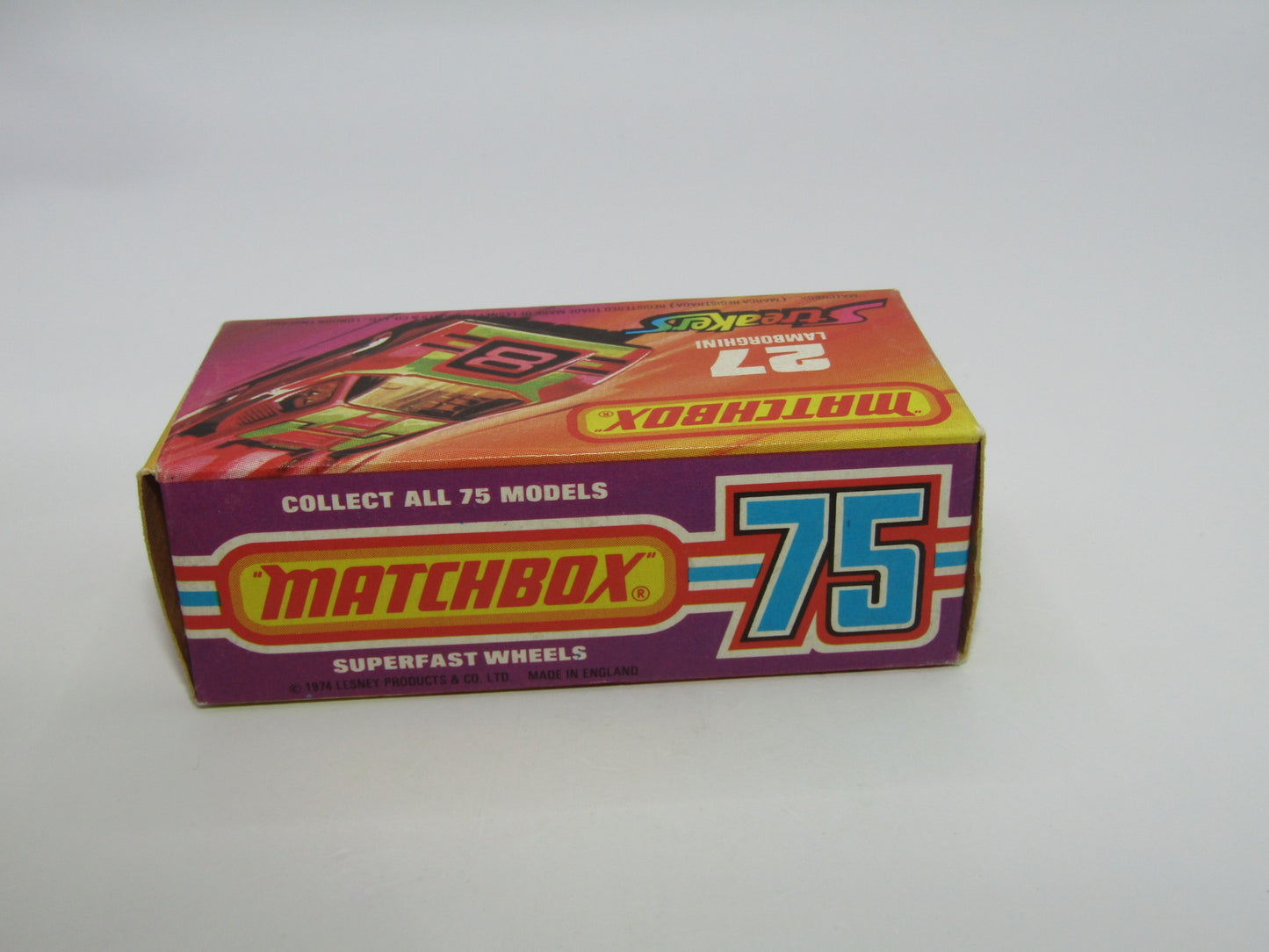 Matchbox Superfast No 27B Lamborghini Countach BROWN Int UNPAINTED Base