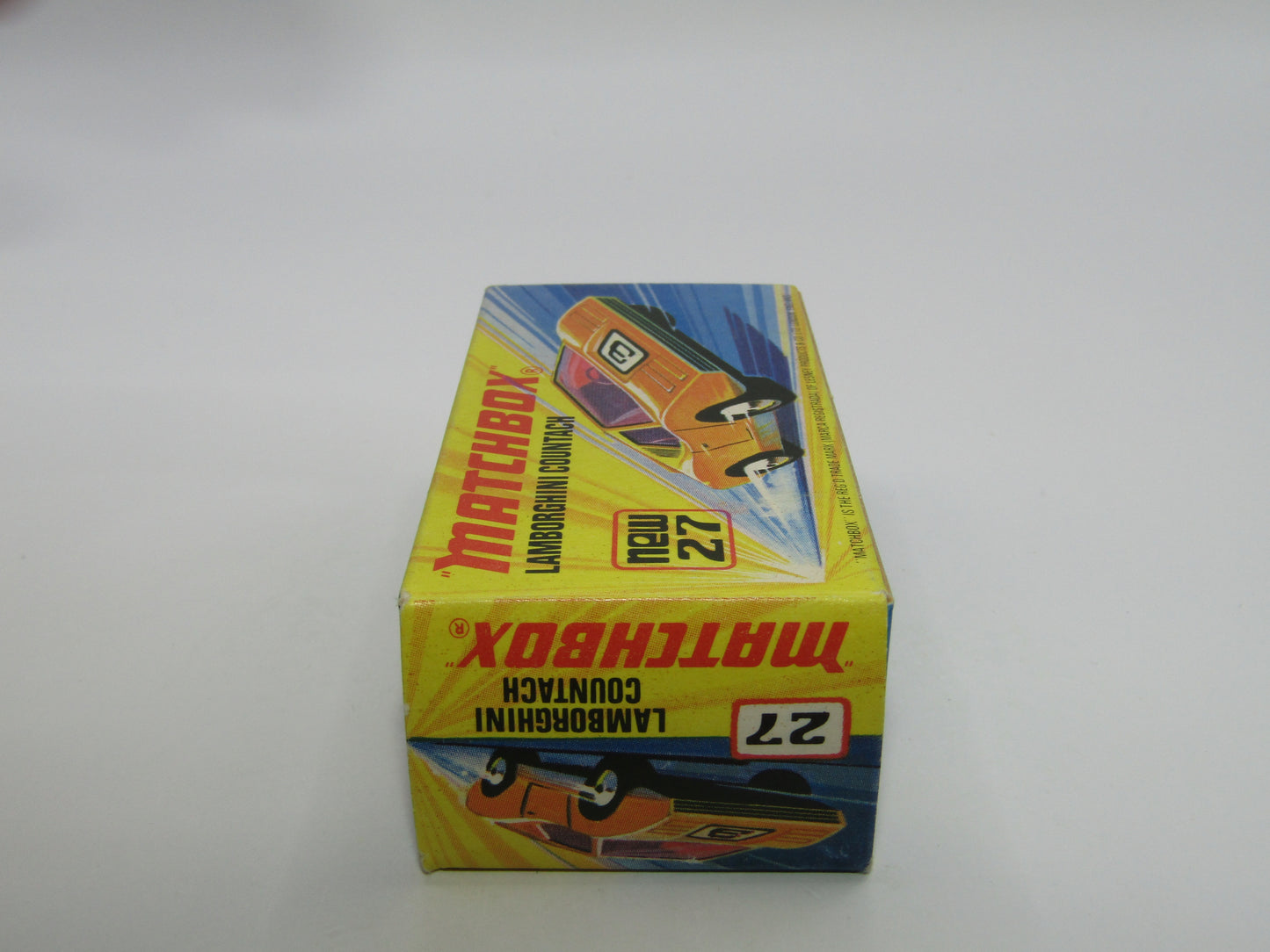 Matchbox Superfast No 27B Lamborghini Countach PURPLE Windows UNPAINTED Base
