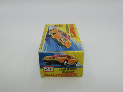 Matchbox Superfast No 27B Lamborghini Countach PURPLE Windows UNPAINTED Base