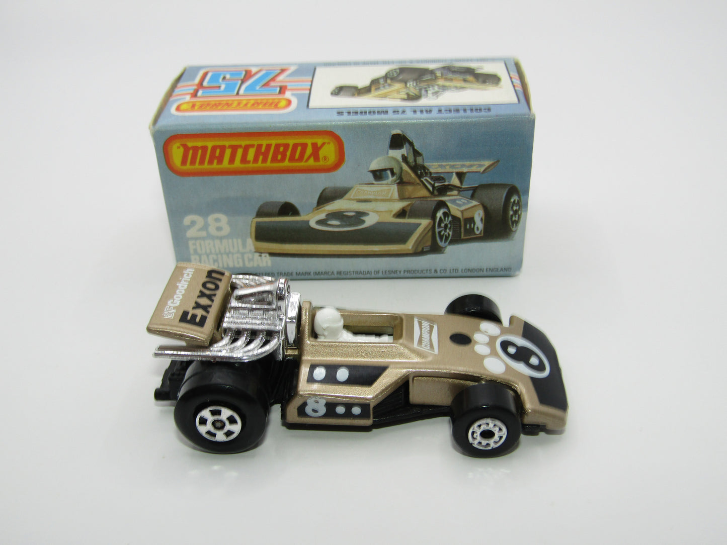Matchbox Superfast No 28D Formula 5000 Racing Car 5 SPOKE rear wheels