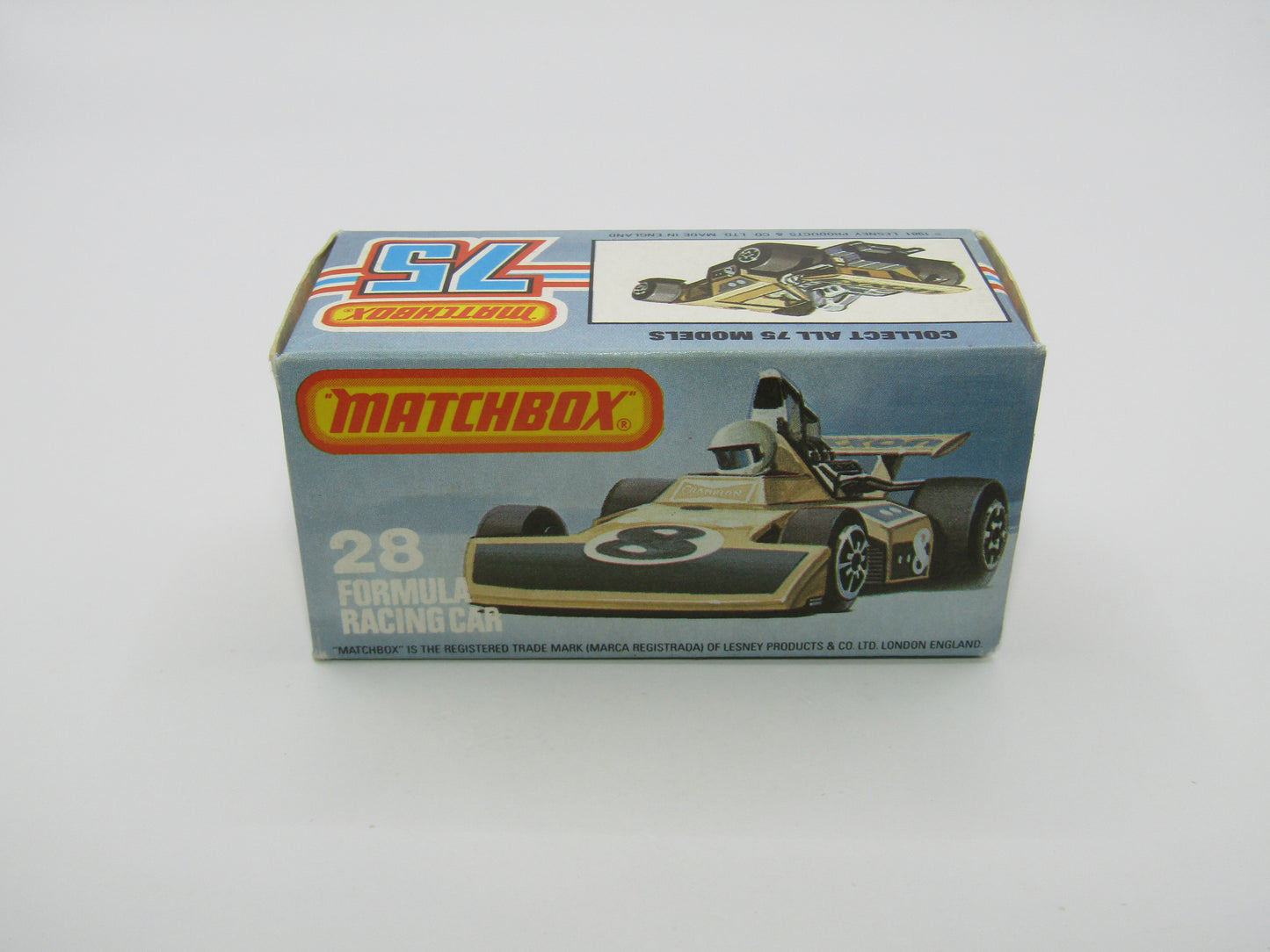 Matchbox Superfast No 28D Formula 5000 Racing Car 5 SPOKE rear wheels