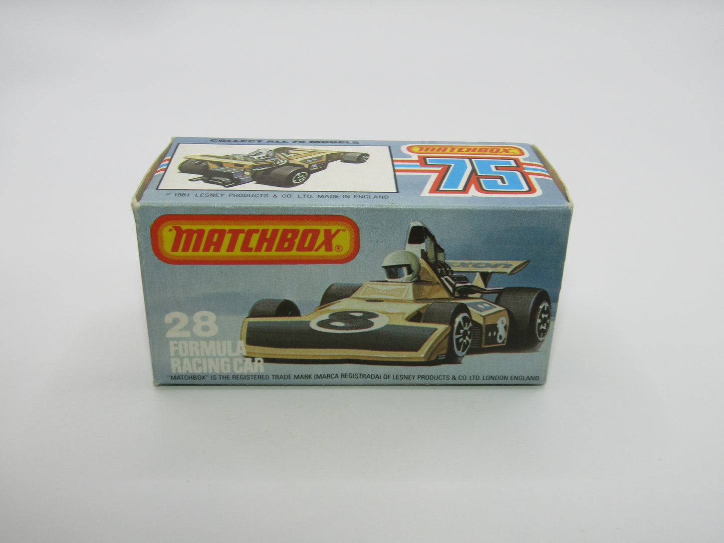 Matchbox Superfast No 28D Formula 5000 Racing Car 5 SPOKE rear wheels
