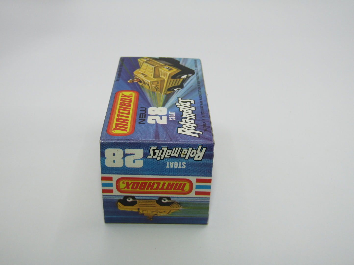 Matchbox Superfast No 28B Stoat, Olive Green, CHROME HUBS