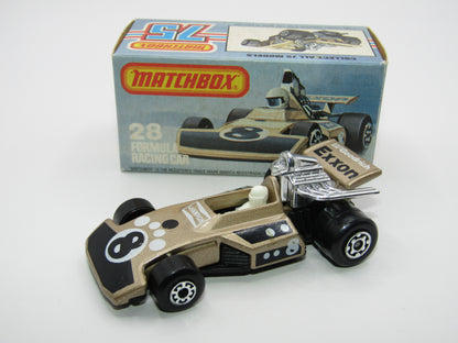 Matchbox Superfast No 28D Formula 5000 Racing Car Black Base