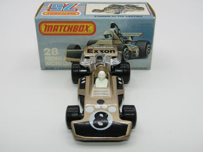 Matchbox Superfast No 28D Formula 5000 Racing Car Black Base