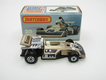 Matchbox Superfast No 28D Formula 5000 Racing Car Black Base