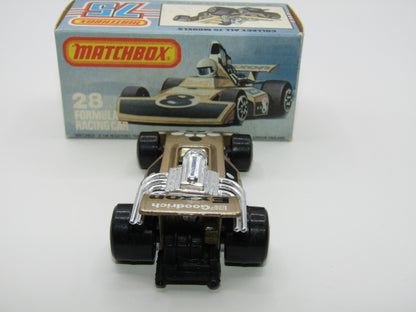 Matchbox Superfast No 28D Formula 5000 Racing Car Black Base