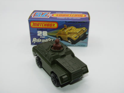 Matchbox Superfast No 28B Stoat, VERY DARK GREEN (Not Olive Drab)