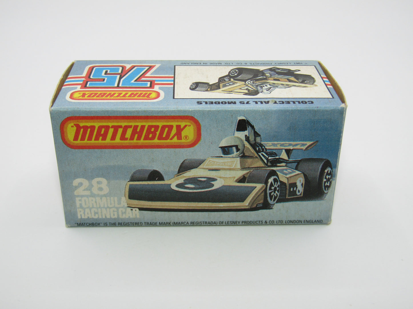 Matchbox Superfast No 28D Formula 5000 Racing Car Black Base