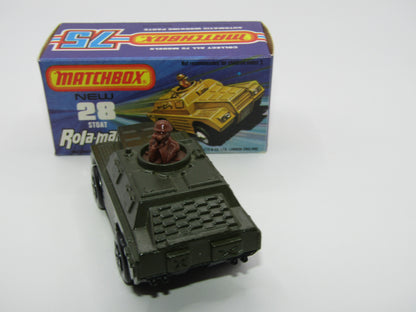 Matchbox Superfast No 28B Stoat, VERY DARK GREEN (Not Olive Drab)