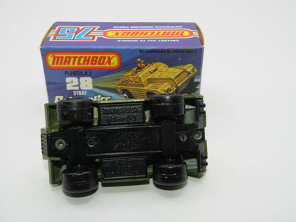 Matchbox Superfast No 28B Stoat, VERY DARK GREEN (Not Olive Drab)