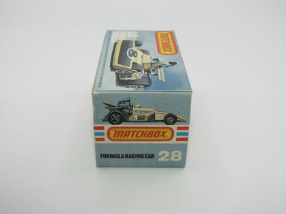 Matchbox Superfast No 28D Formula 5000 Racing Car Black Base