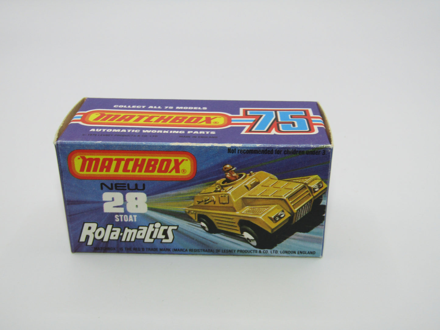 Matchbox Superfast No 28B Stoat, VERY DARK GREEN (Not Olive Drab)
