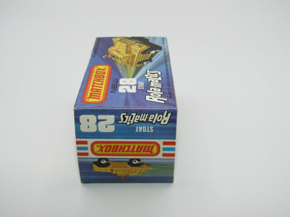 Matchbox Superfast No 28B Stoat, VERY DARK GREEN (Not Olive Drab)