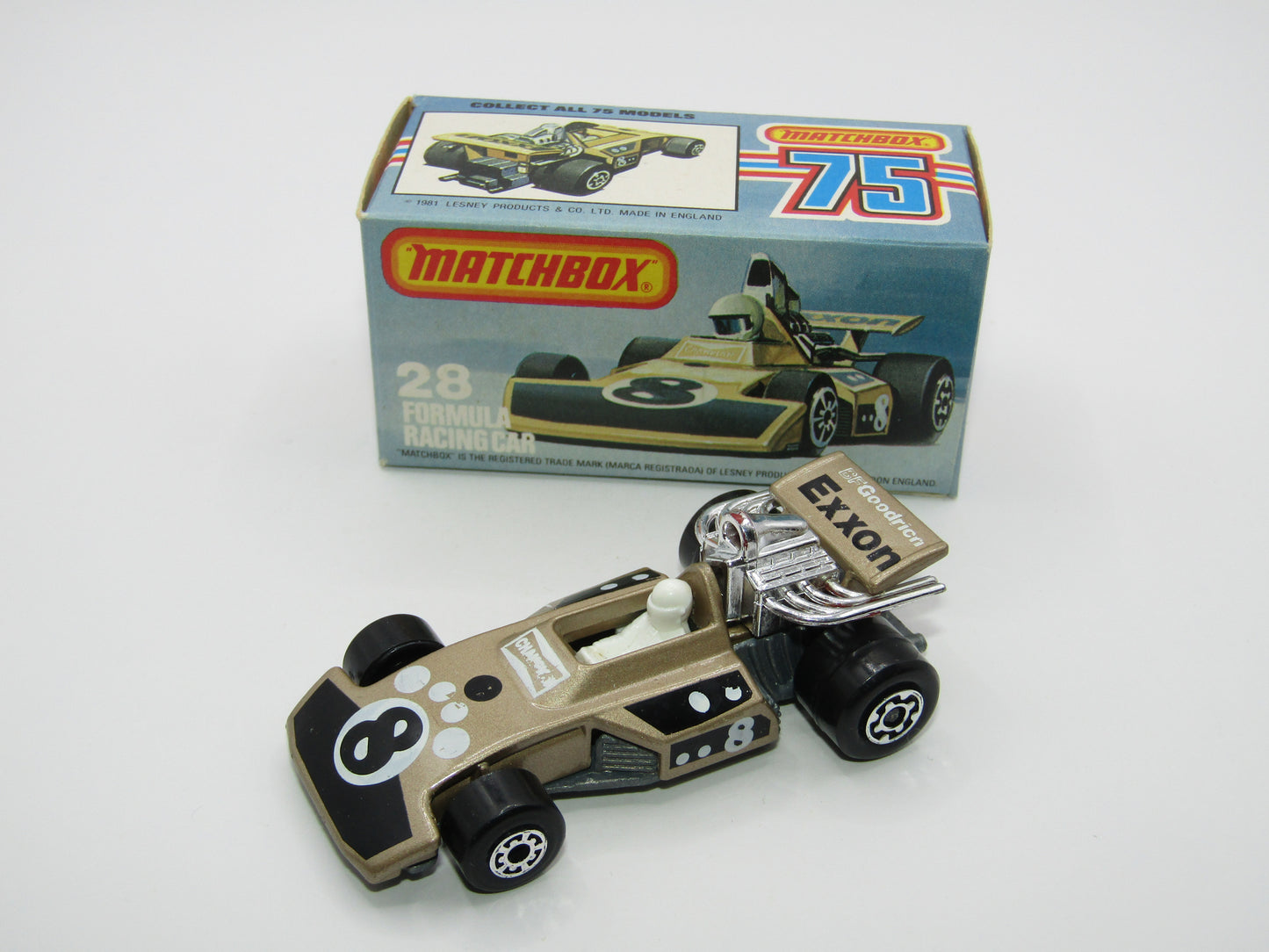 Matchbox Superfast No 28D Formula 5000 Racing Car UNPAINTED Base