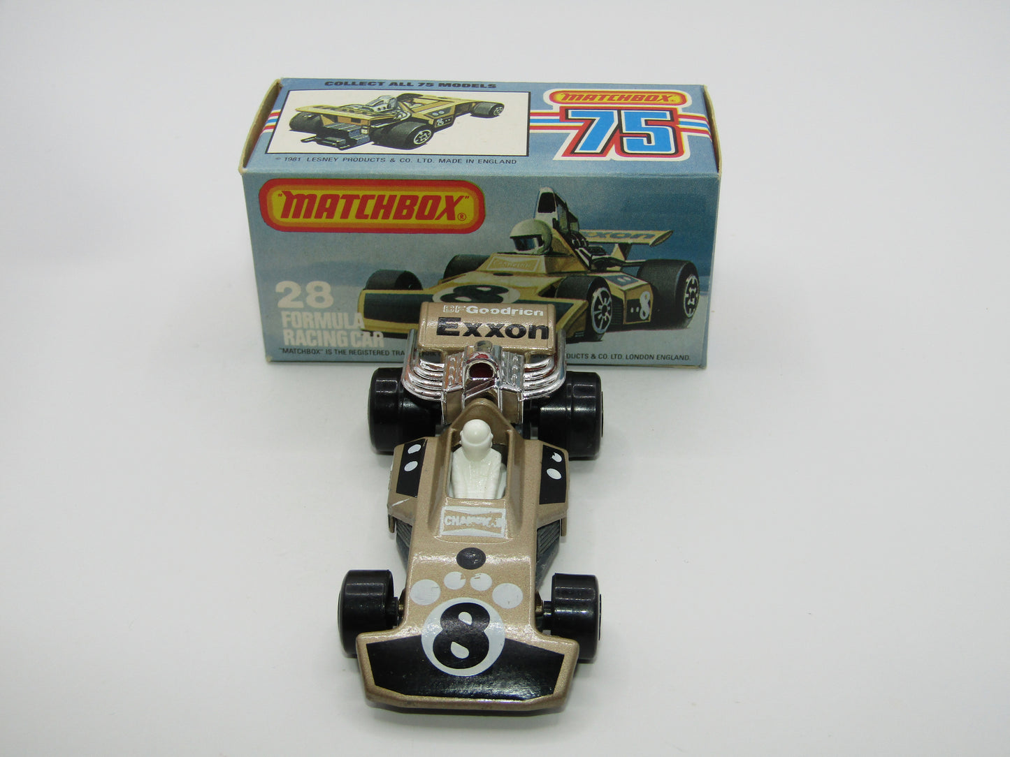 Matchbox Superfast No 28D Formula 5000 Racing Car UNPAINTED Base