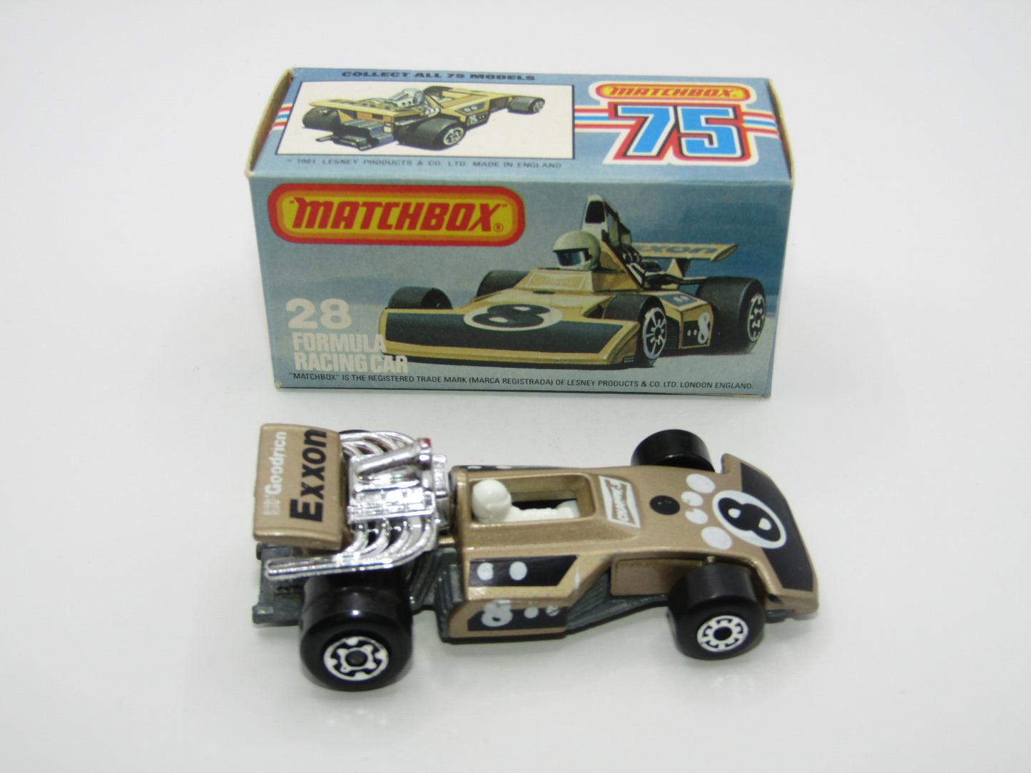Matchbox Superfast No 28D Formula 5000 Racing Car UNPAINTED Base