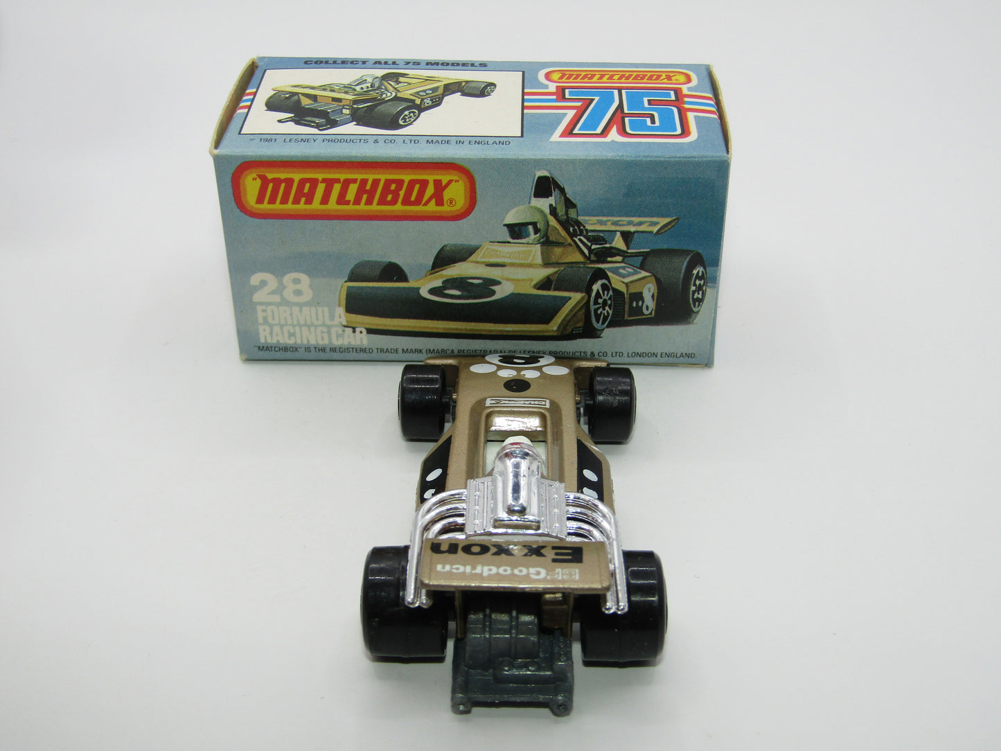 Matchbox Superfast No 28D Formula 5000 Racing Car UNPAINTED Base
