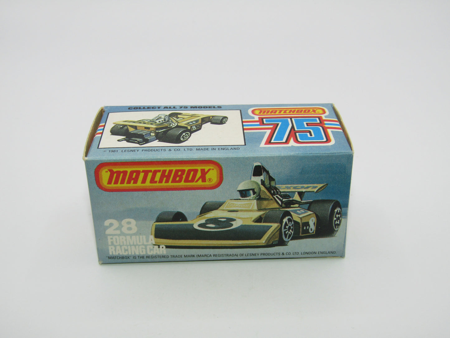 Matchbox Superfast No 28D Formula 5000 Racing Car UNPAINTED Base