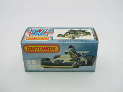 Matchbox Superfast No 28D Formula 5000 Racing Car UNPAINTED Base