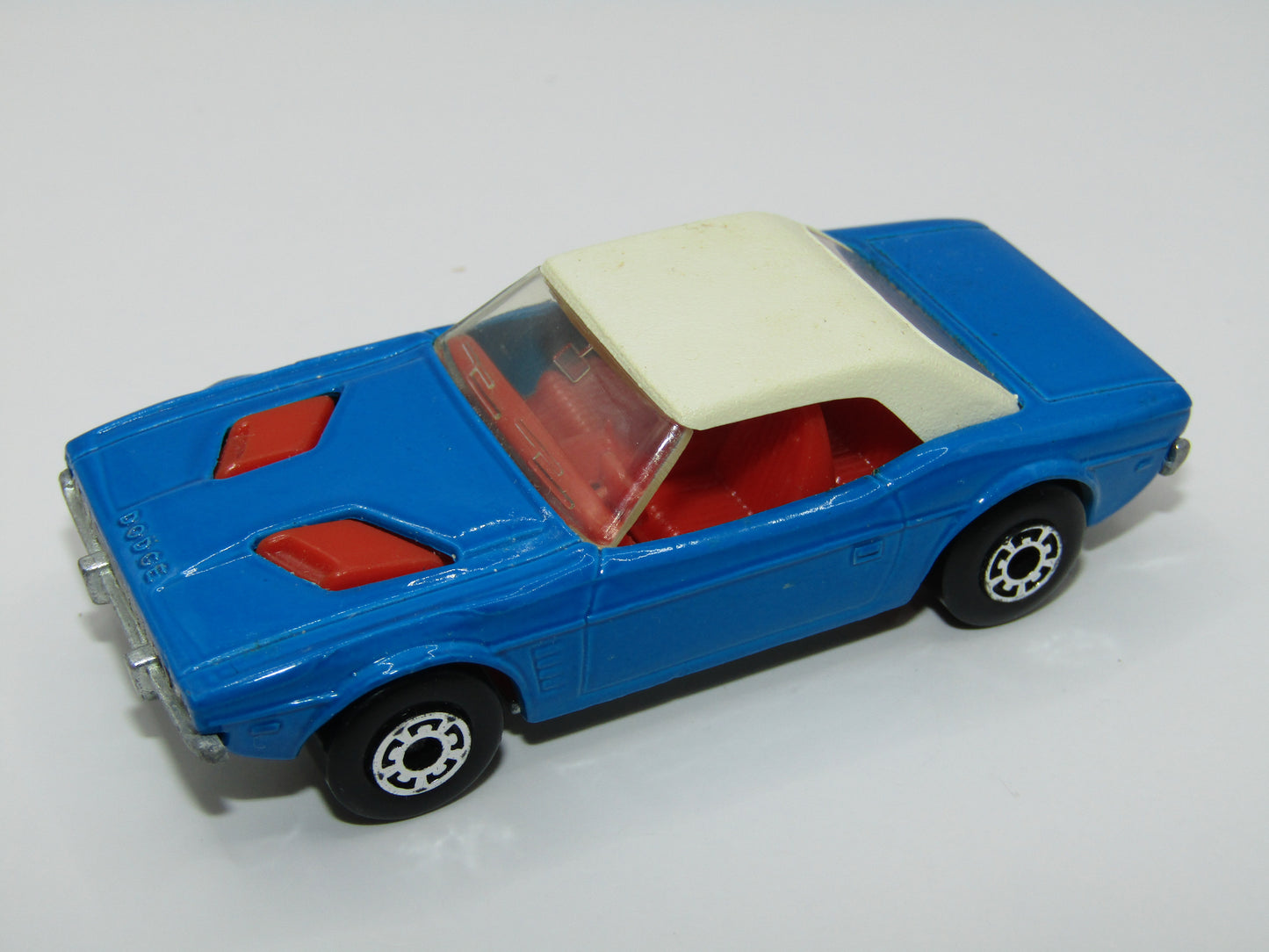 Matchbox Superfast 1C Dodge Challenger - Blue, Cream Roof