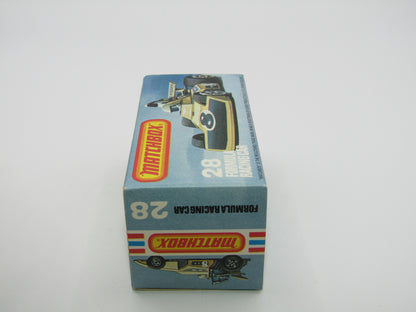 Matchbox Superfast No 28D Formula 5000 Racing Car UNPAINTED Base