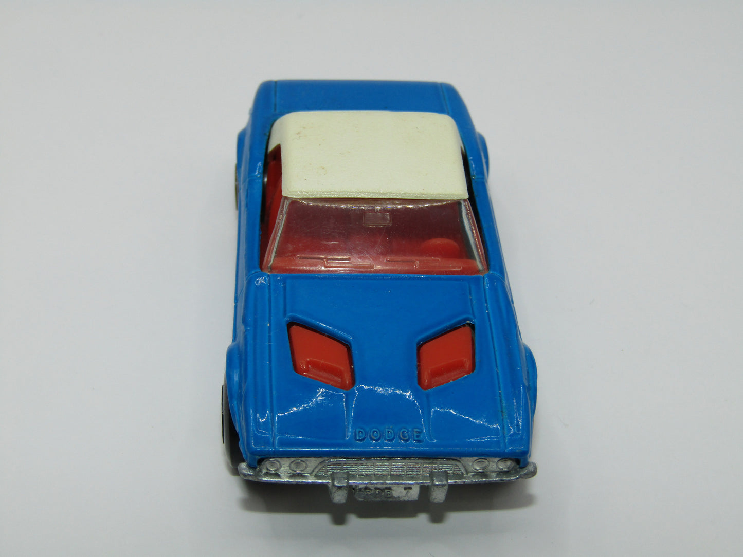 Matchbox Superfast 1C Dodge Challenger - Blue, Cream Roof