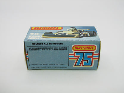 Matchbox Superfast No 28D Formula 5000 Racing Car UNPAINTED Base