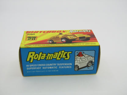 Matchbox Superfast No 28B Stoat, Light Olive Green, Black Base