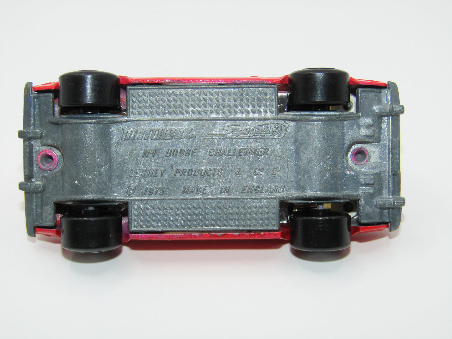 Matchbox Superfast 1C Dodge Challenger -  Light Red