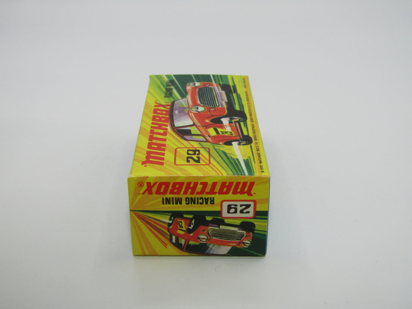 Matchbox Superfast No 29B Racing Mini Light Orange IVORY Interior
