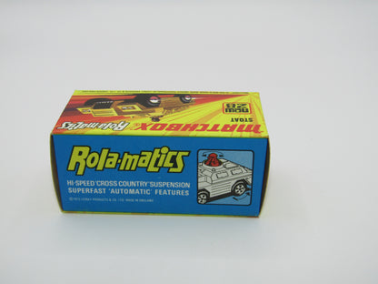 Matchbox Superfast No 28B Stoat, Gold, UNPAINTED BASE, Chrome Hubs