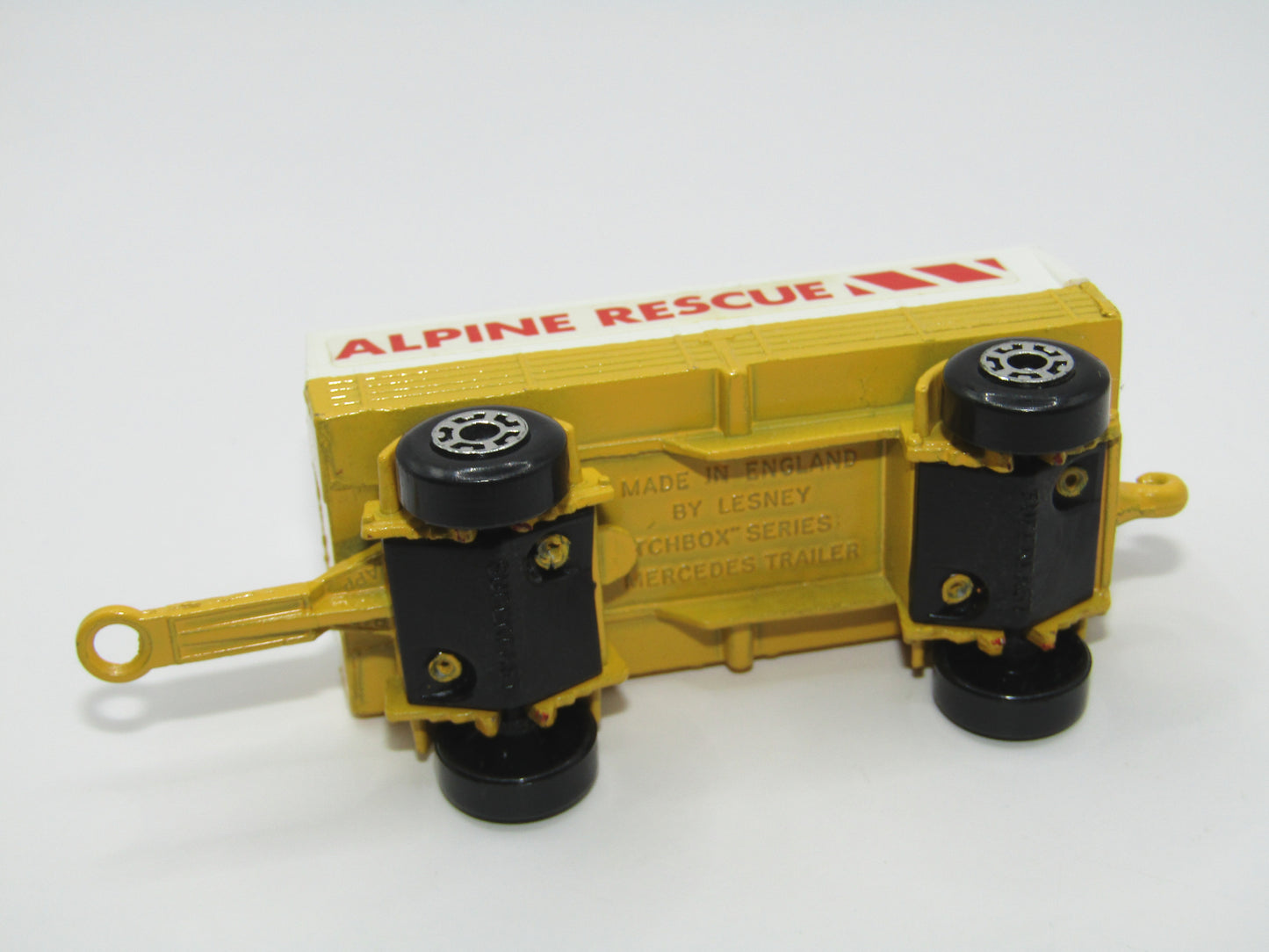 Matchbox Superfast 2A Trailer Alpine Rescue Lesney England Base