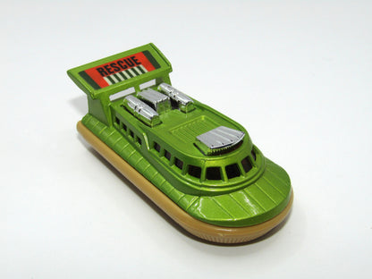 Matchbox Superfast 2C Rescue Hovercraft in Lime Green Beige base