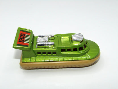 Matchbox Superfast 2C Rescue Hovercraft in Lime Green Beige base