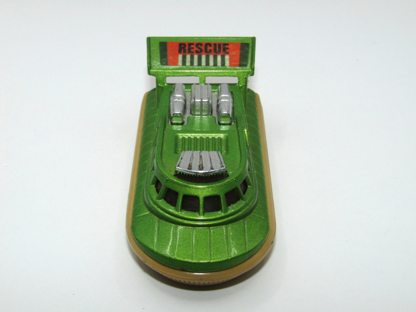 Matchbox Superfast 2C Rescue Hovercraft Dark Green Beige Base